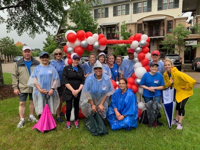 The Glenn Armentor Law Corporation supports Concierge-Receptionist Genevieve Joubert in 2019 Greater Acadiana Heart Walk