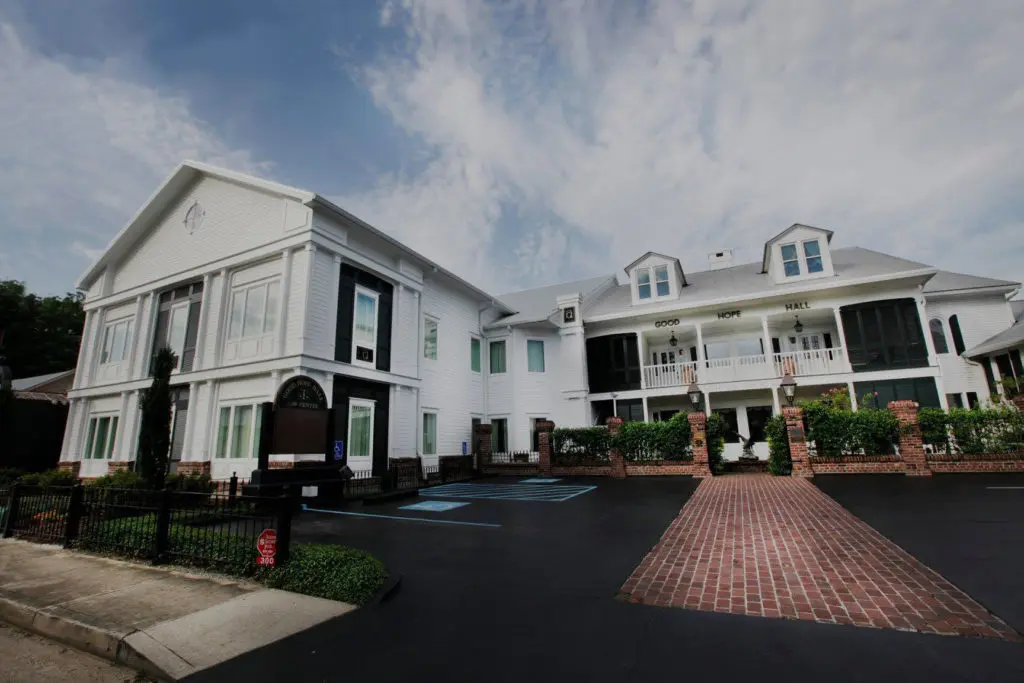 Good Hope Hall at 300 Stewart Street in Lafayette, home of The Glenn Armentor Law Corporation