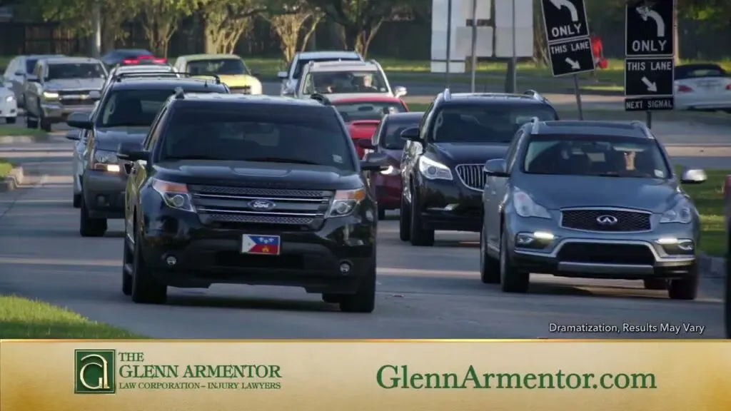 Traffic on a Louisiana road – Hurt in a Car Accident? video still