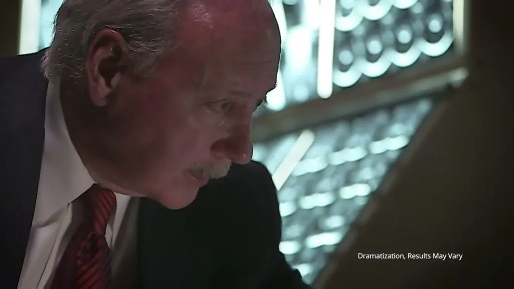 Glenn Armentor reviewing X-rays – product liability video still